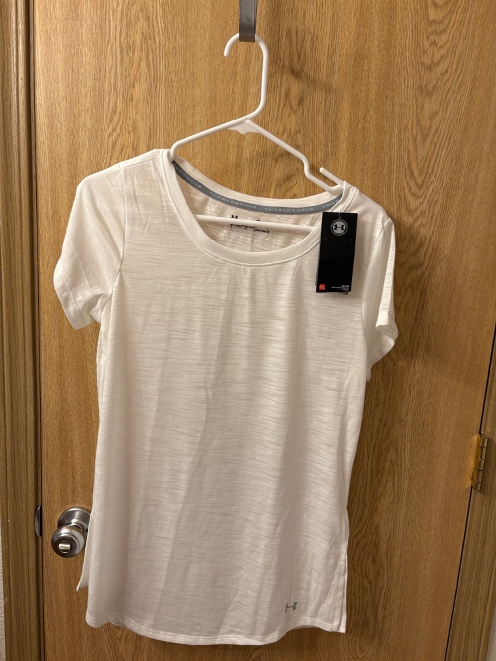 Under Armour White Women's Short Sleeve Crew Performance Tee